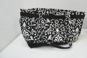 lot 197 image: Large Black & White Tote