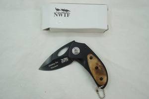 lot 224 image: NWTF folding knife. NEW. 2.5 blade