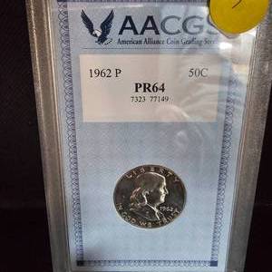 lot 3 image: 1962 P Kennedy AACGS PR64
