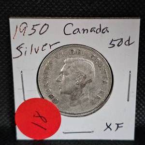 lot 18 image: 1950 50C Canadian