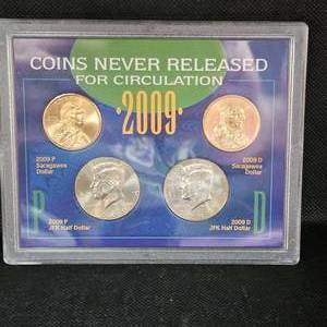 lot 87 image: 2009 Never Released for Circulation Coin Set