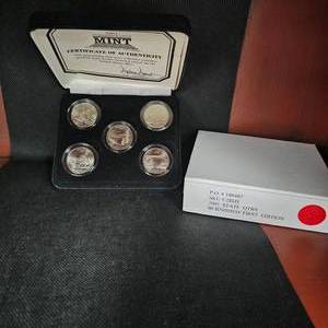 lot 89 image: 2005 Mint Issued State Quarters, Burnished 1st Edition