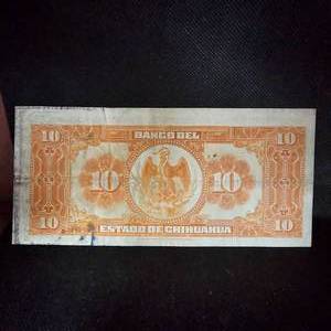 lot 103 image: 1913 $10 Peso Mexico Note