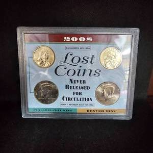 lot 111 image: 2008 Lost Coins Set, Never Released for Circulation