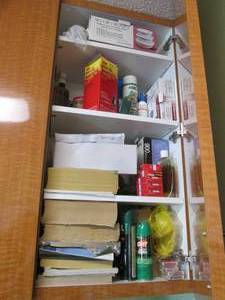 lot 198 image: Content of cupboard includes adhesi...