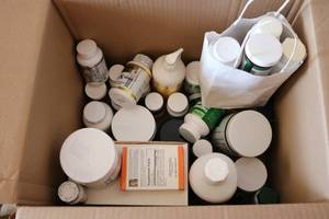 lot 222 image: box of misc supplements may be out ...