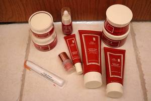lot 240 image: small box of WEI EAST beauty produc...