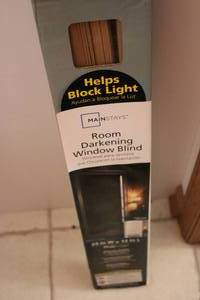 lot 242 image: new room darkening window blind 23i...