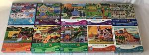 lot 45 image: Bundle of 10 - 1000 pc Puzzles from Mega Puzzles