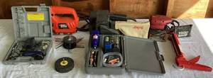 lot 35 image: Corded Power Tools Bundle
