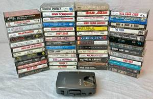 lot 59 image: Sony Walkman and Collection of Music Cassette Tapes