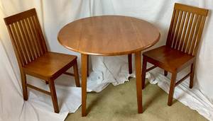 lot 80 image: Bistro Table and 2 Chairs