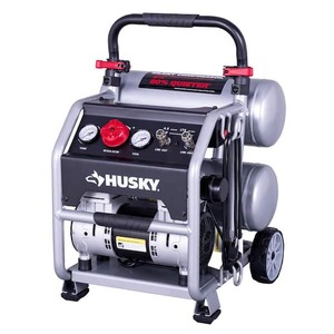 lot 11 image: Husky 4.5 Gal. 175 PSI Portable Electric Quiet Air Compressor
