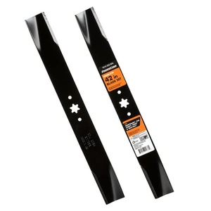 lot 19 image: Powercare 2 Blade Set for 42 cut Cub Cadet, Troy-Bilt, Craftsman, OEM numbers 742-04308, 942-04312, 119-8456