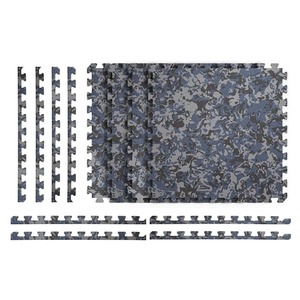 lot 42 image: Norsk 25 in. x 25 in. x 0.55 in. Dual Sided Impact Foam Gym Tile 35 sq. ft.