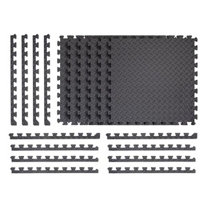 lot 43 image: (2) TrafficMaster Gray 24 in. W x 24 in. L x 0.5 in. Thick Foam ExerciseGym Flooring Tiles