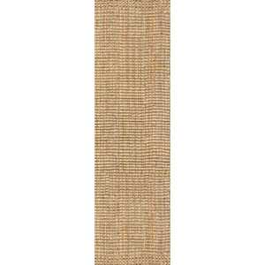lot 47 image: (3) Home Decorators Collection Raleigh Jute Boucle Natural 2 ft. x 7 ft. Runner Rug