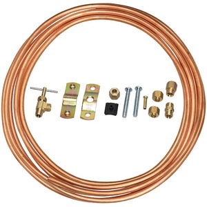 lot 116 image: (12) Everbilt 14 in. COMP x 14 in. COMP x 15 ft. Copper Ice Maker Installation Kit