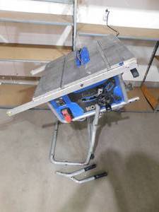 lot 12 image: Kobalt 10-in 15 -Amp 120 -Volt Portable Jobsite Table Saw