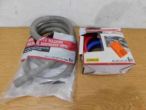 lot 115 image: WASH MACHINE SUPPLY INTAKE AND DISCHARGE LINES