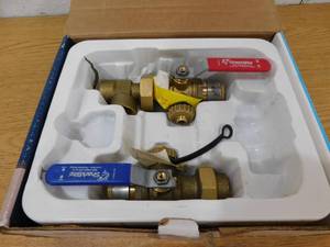 lot 122 image: SharkBite 34 in. Tankless Water Heater Valves Installation Kit