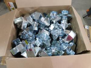 lot 132 image: MASSIVE LOT OF - Master Flow 4 in. Vent Cap - METAL  APPROX 50