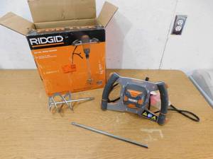 lot 151 image: RIDGID Single-Paddle Mixer