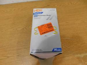 lot 193 image: HDX N95 Respirator 30 PK non valved