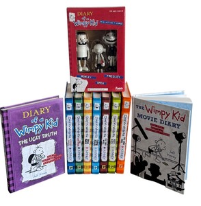 lot 55 image: Diary of a Wimpy Kid Books and Figurines