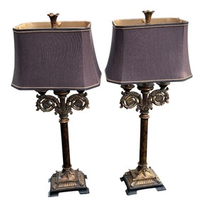 lot 48 image: Pair of Luxurious Table Lamps