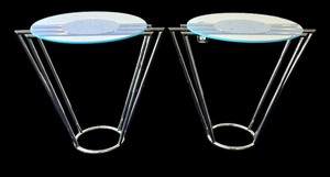 lot 9 image: (2) RKO Table by Breuton