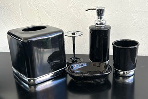 lot 68 image: Stone Washroom Accessories by Inter Design