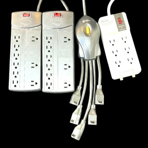lot 87 image: Surge Protectors by Woods, Sentry and Lamar