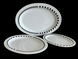 lot 108 image: Cupola Strada Serving Platters Designed by Mario Bellini for Rosenthal