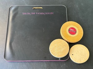 lot 166 image: Dancing Diva Turn Board with Three Rotating Disks