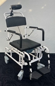 lot 183 image: Oasis Space Wheel Chair  Shower Commode Wheelchair by Oasis Space