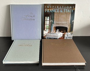 lot 222 image: French Motif Books including French Influences, The French Connection, Unmistakable French and Inspirations from France & Italy