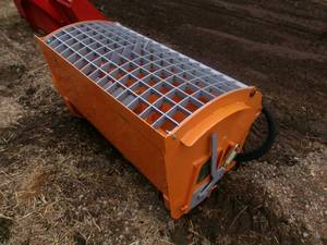 lot 6 image: Landhonor Skidsteer Mount Cement Mixer WController (UNUSED)