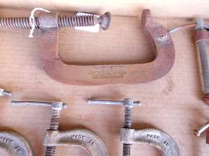 lot 23 image: Smaller Sized C Clamps