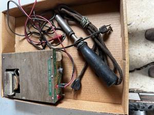 lot 69 image: Volt Meter & Soldering Iron