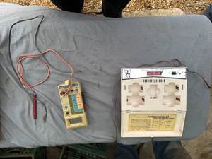 lot 56 image: Vintage Voltage Tester & Battery Charger