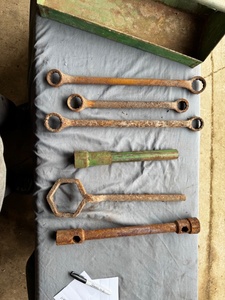 lot 98 image: Vintage TractorImplement Wrenches