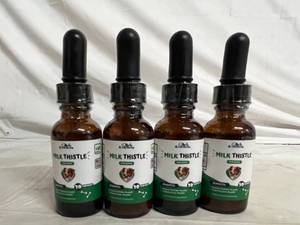 lot 51 image: 4 Bottles of Dog Milk Thistle Supplament