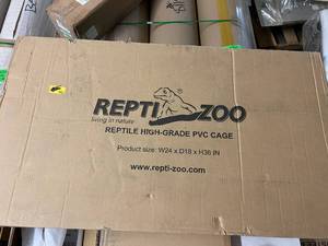 lot 66 image: ReptiZoo PVC Reptile Terrarium