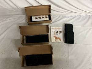 lot 73 image: 3 Black Dog Leg Braces - Large