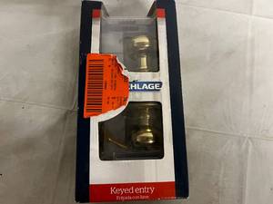 lot 87 image: Schlage Keyed Entry Doorknob Set