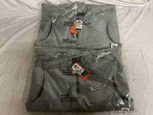 lot 100 image: 2 Storm Creek Gray Smooth Shell Vests - Large