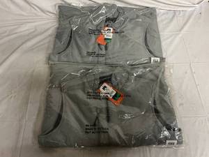 lot 103 image: 2 Storm Creek Gray Smooth Shell Vests - Large