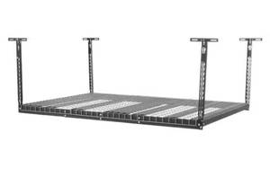 lot 61 image: Black Husky Adjustable Height Garage Storage Rack