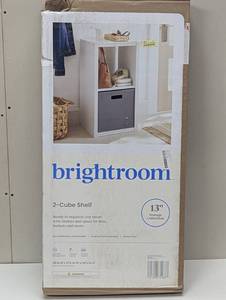 lot 34 image: 2 Cube Organizer - Brightroom - White